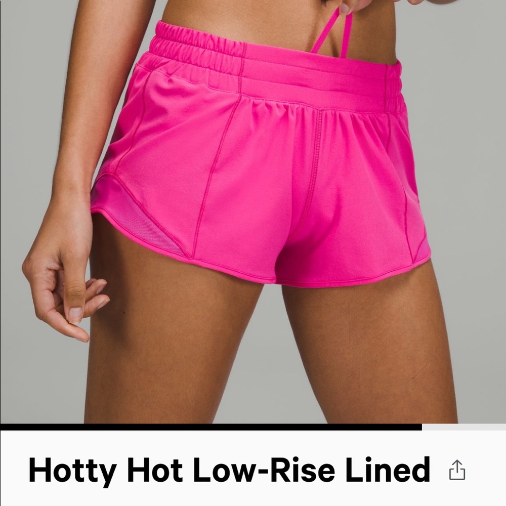 Lululemon Hotty Hot shorts